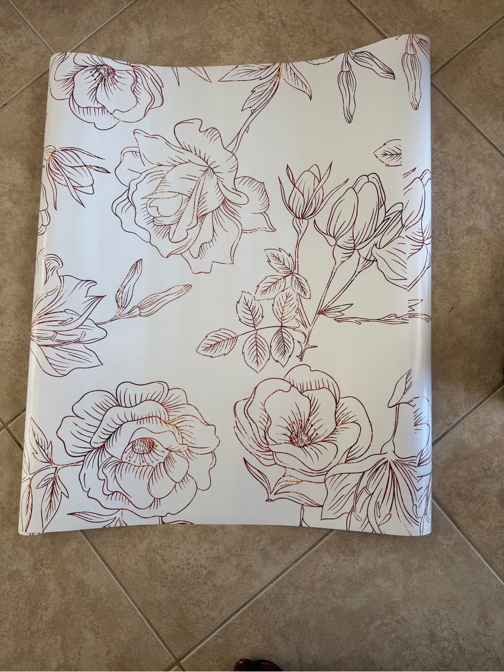 NWT Zazzle Floral Wrapping Paper Set of 8 - 60ft rolls Glossy Gift Wrap